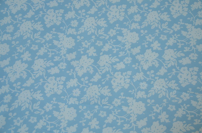 Цветы на голубом